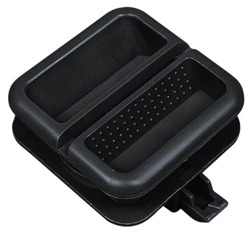 POIGNEE DE PORTE REIMO CARREE GRIS FONCE