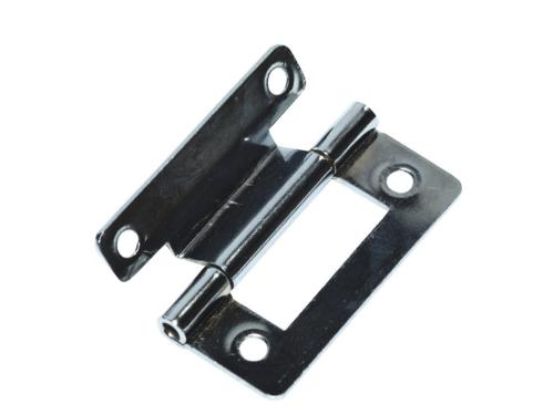 CHARNIERES COUDEES ACIER LAITON 50mm - LOT DE 4 