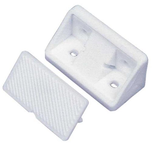 COIN DE CONNEXION PLASTIQUE 42x20x20 mm BLANC - BOITE DE 10