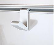 crochet argent 15x24x34mm, aluminium 