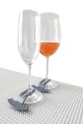Support à verres à pied Purvario pour verres à vin et à champagne