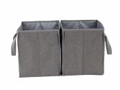 2 bacs de rangement pliant HOLIDAY TRAVEL, L50xl30xH30cm