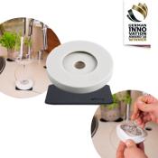 4 CAPUCHONS DE VERRE À PIED MAGNETIQUES NANO-GEL-PAD BLACK SILWY®