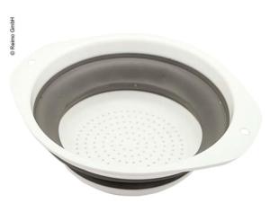 PASSOIRE EN SILICONE RETRACTABLE BLANC/GRIS CAMP 4