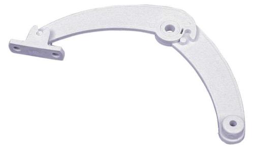 COMPAS DE PORTE PLASTIQUE GRIS X 4