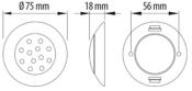 Spot LED 12V, 75x18mm, 2,4W, 240 lumens, 12 LEDs