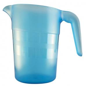 PICHET 1L COPOLYESTER Coloris BLEU TRANSLUCIDE PLASTOREX 