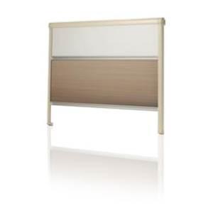STORE DOUBLE CASSETTE SOFTROLLO SEITZ BLANC OPALE 1600x845MM