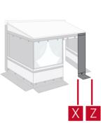 EXTENSION 25 CM PAROI FRONTALE PRIVACY ROOM LIGHT POUR F45S