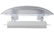 LANTERNEAU VISIONVENT S ECO MPK TRANSLUCIDE 28X28 CADRE BLANC