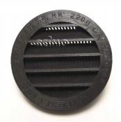 GRILLE DE VENTILATION RONDE 100x76mm BRUN