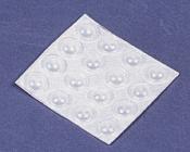 BUTOIR ELASTIQUE TRANSPARENT 8mm - 16 PIECES