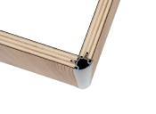 PROFIL DE COIN ALUMINIUM 15x15mm LONGUEUR 220CM