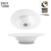 ASSIETTE GOURMET EN PORCELAINE  SILWY® POUR SUPPORT MAGNETIQUE