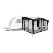 AUVENT GONFLABLE DOMETIC KAMPA CLUB AIR PRO 390 S - hauteur 235 à 265cm 