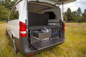 AMENAGEMENT AMOVIBLE REIMO CampingBox VW spéciale pour Van - 119x62 x H 45 cm 