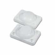 BLOQUE PORTE MAGNETIQUE BLANC - LOT DE 2 PIECES
