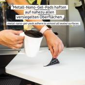 TASSE A CAFE PLASTIQUE 350ml SILWY® AVEC NANO-GEL-PADS MAGNETIQUE BLANC