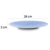 ASSIETTE PLATE EN PORCELAINE OCEAN SILWY® POUR SUPPORT MAGNETIQUE