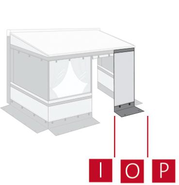 EXTENSION 75 CM PAROI FRONTALE PRIVACY ROOM LIGHT POUR F45S