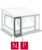 EXTENSION 100 CM PAROI FRONTALE PRIVACY ROOM POUR F45/F65/F80