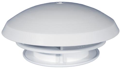 CHAMPIGNON AERATEUR PERMANENT PLASTIQUE BLANC Ø180 mm AVEC RACCORD TUYAU