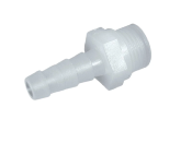 RACCORD D'EAU PLASTIQUE DROIT 1/2' MALE / TTINE 10mm - LOT DE 2