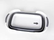 Panier/bac pliable avec égouttoir