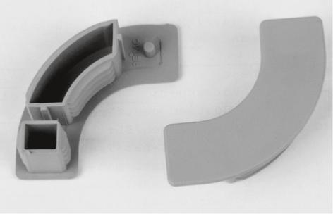 EMBOUT DROIT POUR PROFIL DE COIN LUXUS EN ALUMINIUM 