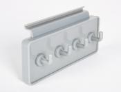 Bande à crochets pour rail