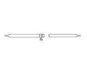 BARRE FAITIERE DE TOIT - ACIER 120-210cm -  Ø19/22mm