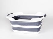 Panier/bac pliable avec égouttoir