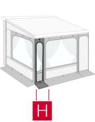 EXTENSION 40 CM PAROI FRONTALE PRIVACY ROOM POUR F65/F80