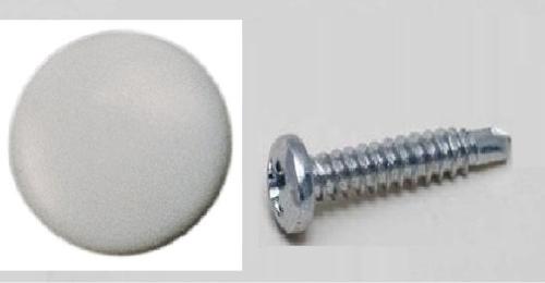 VIS 3.9 x 22 mm + CAPUCHONS X 20 GRIS MOYEN