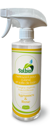 NETTOYANT CUISINE et SALLE DE BAIN 100% NATUREL SOLBIO 500ml