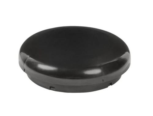 CHAMPIGNON AERATEUR PERMANENT PLASTIQUE NOIR Ø200 mm AVEC GRILLE INTERIEURE