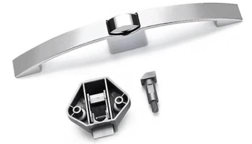 POIGNEE A POUSSOIR REIMO 195x30mm CHROME POLI