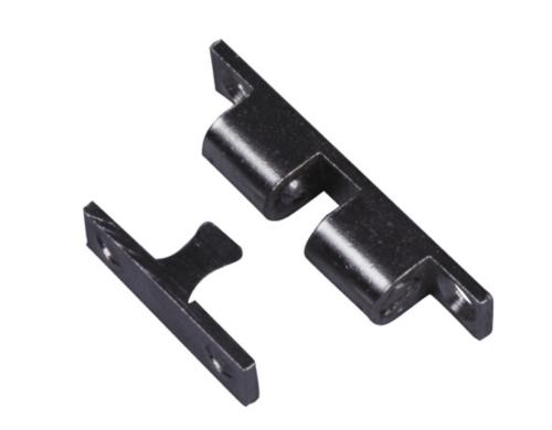 LOQUETEAU A BILLE ACIER 43x8mm CHROME X 2