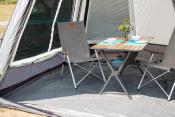TABLE BAMBOU/ALU MENDOZA ENROULABLE 110x70cm 