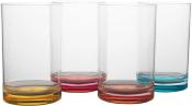 lot de 4 verres Color line - Rainbow -