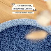 ASSIETTE PLATE EN PORCELAINE OCEAN SILWY® POUR SUPPORT MAGNETIQUE