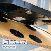 Tampon métallique Silwy Super Strong noir Ø 8cm