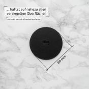 Tampon métallique Silwy Super Strong noir Ø 8cm