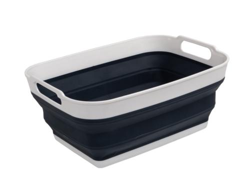 Panier/bac pliable avec égouttoir