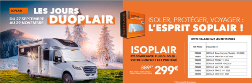 ISOPLAIR VOLET EXTERIEUR 10 couches FORD Transit III Ph1 et 2 - 1994 à 2014