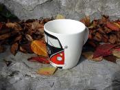 TASSE MUG VW COLLECTION DECOR BULLI ROUGE ET NOIR