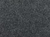 MOQUETTE ISOLANTE A COLLER INTERVELOURS GRAPHITE 3mm laize 190CM - AU METRE
