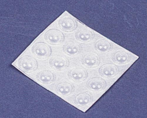 BUTOIR ELASTIQUE TRANSPARENT 8mm - 16 PIECES