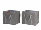 2 bacs de rangement pliant HOLIDAY TRAVEL, L50xl30xH30cm