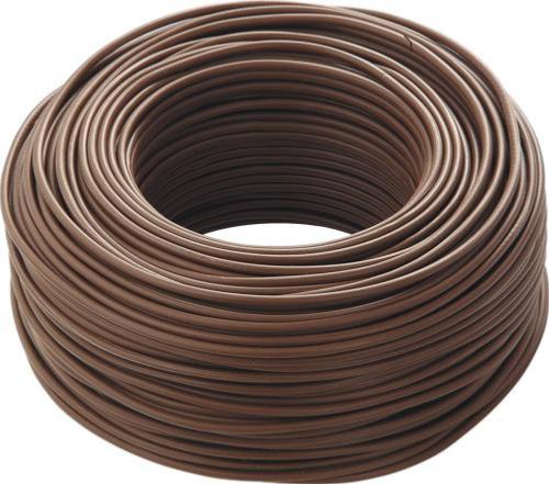 FIL ELECTRIQUE CABLE MULTIBRIN 12V SOUPLE 1x2,5 mm2 BRUN - rouleau de 5 m